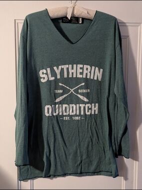 Slytherin Quidditch Baseball Tee